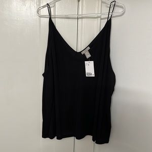 H&M flowy spaghetti strap flowy top. Tags still on. Size XXL